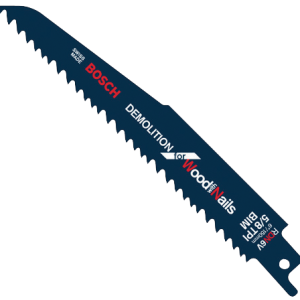 BOSCH 6" x 5-8 Variable TPI Demolition Reciprocating Saw Blade