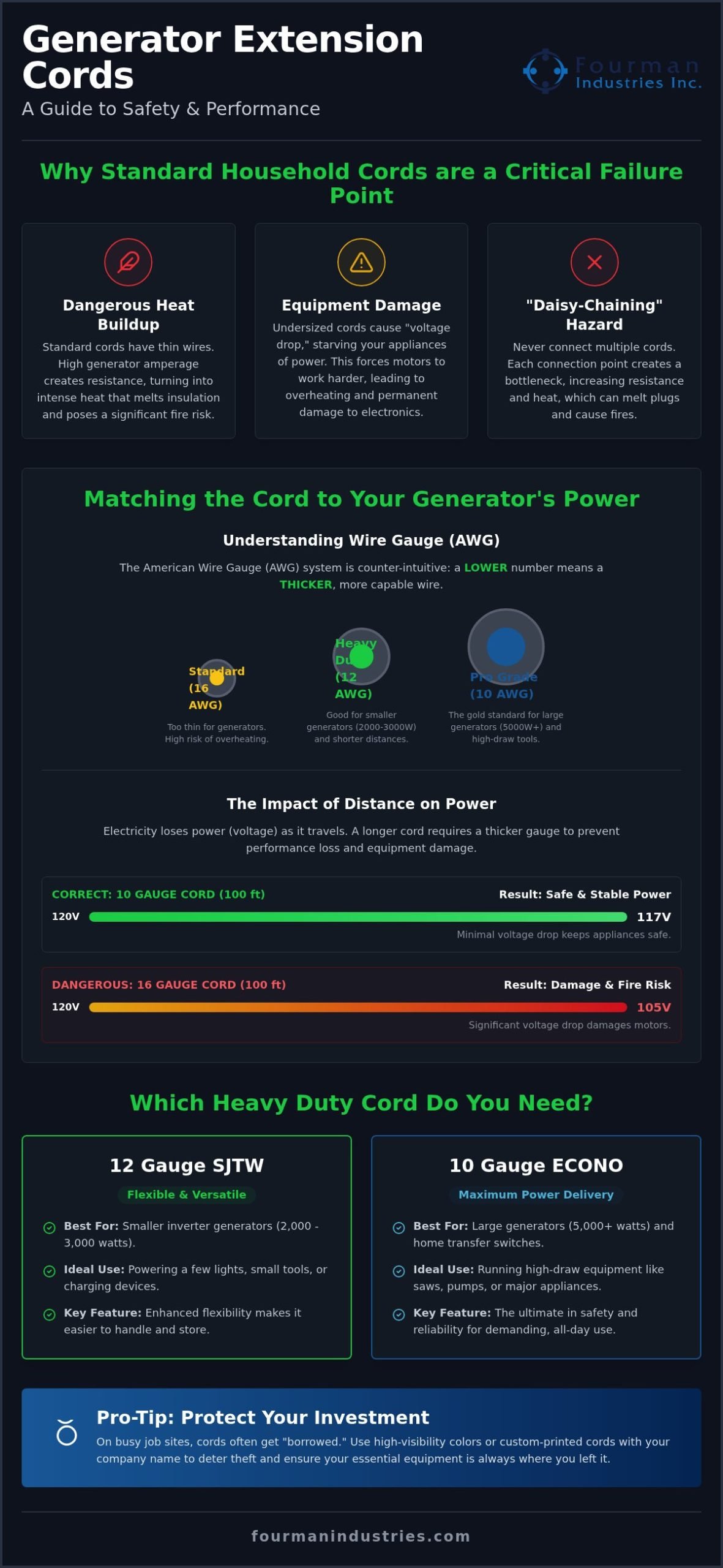 Choosing & Using Heavy Duty Generator Cords (2026)