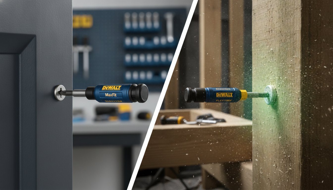 DeWALT MaxFit vs. FLEXTORQ: The Ultimate Bit Set Application Guide