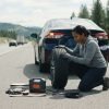 Fixing a Flat Tire with a Portable Inflator: Safe Steps