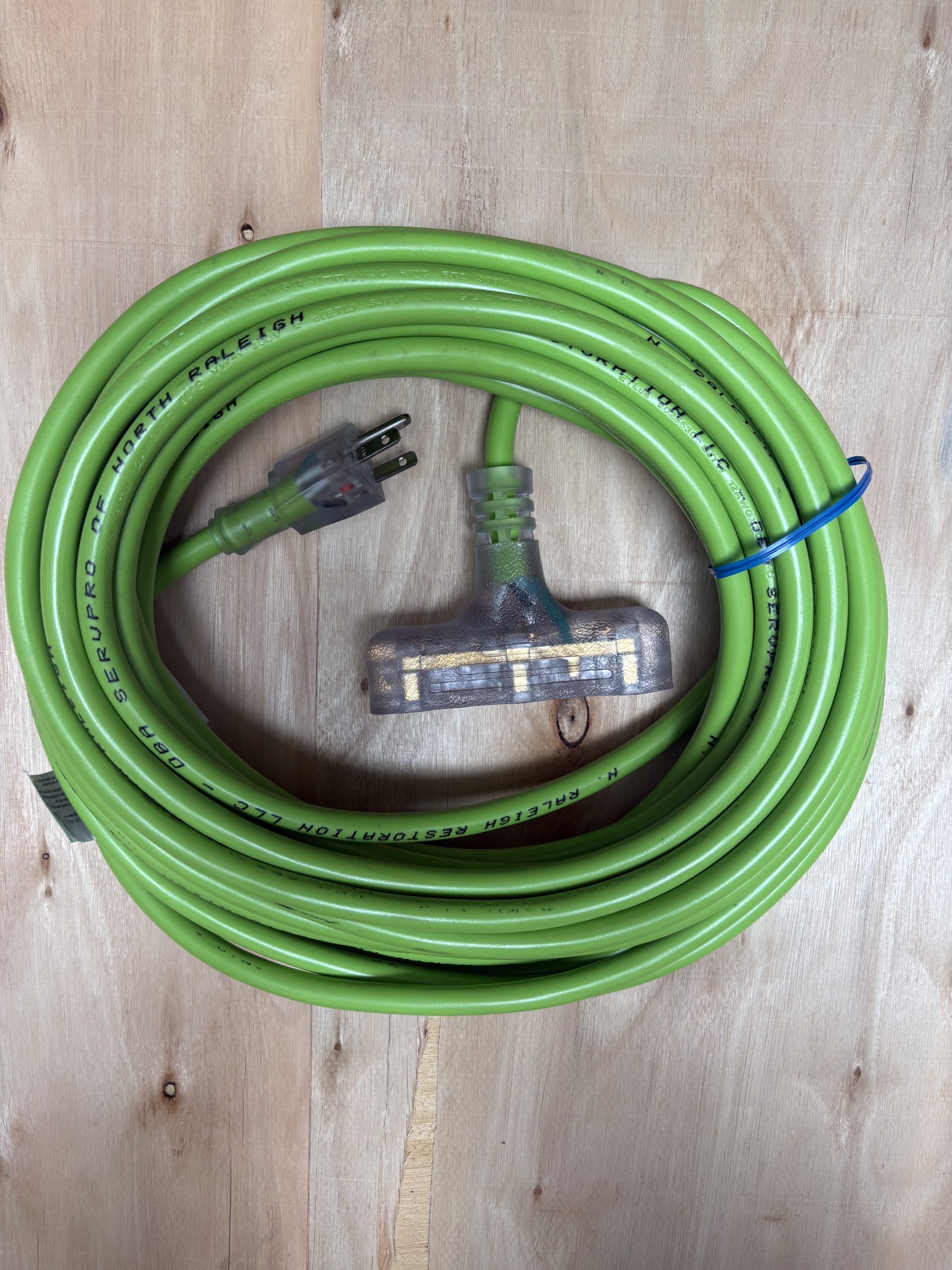 green misprint tri tap neq green triple tap extension cord