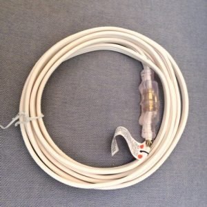 12 Gauge SPT-3 Flat Convention Extension Cord- WHITE 50'